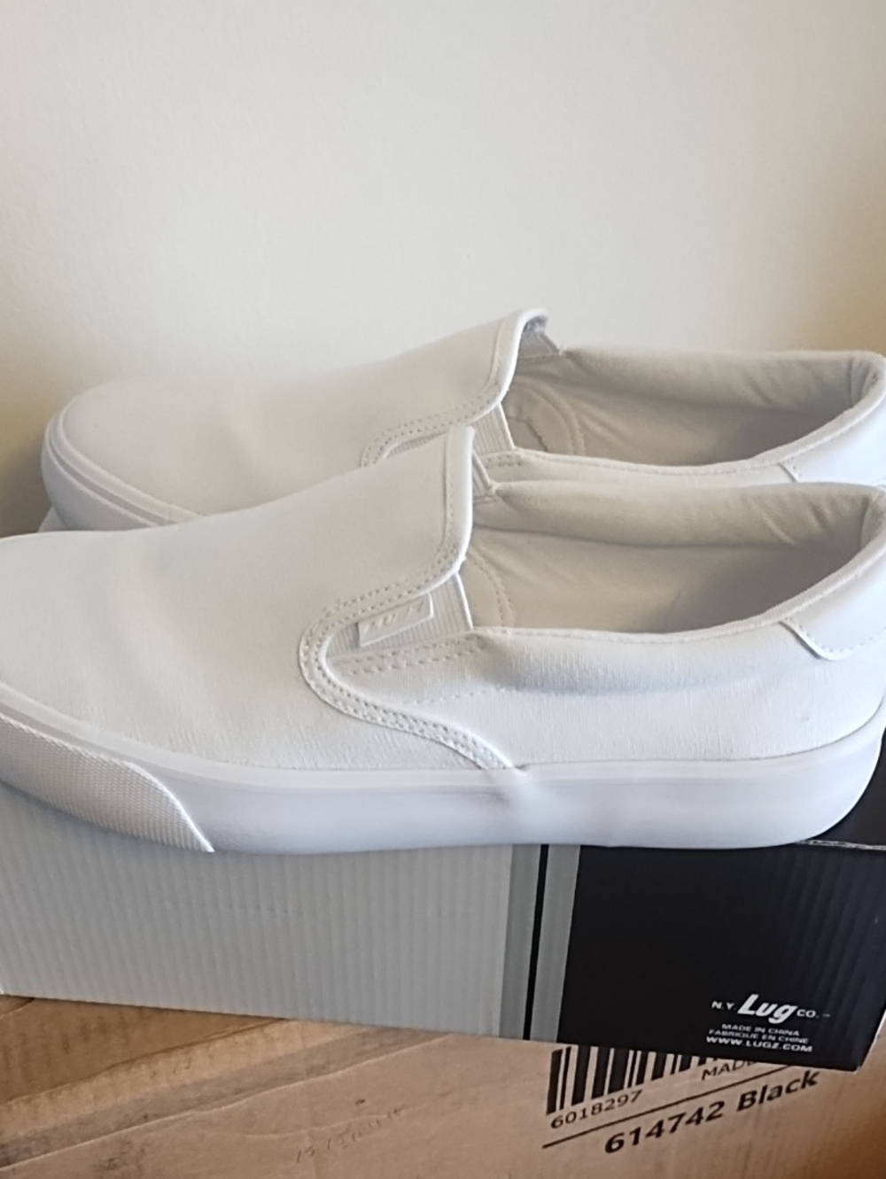 Lugz Women's Slip-On Sneakers in White